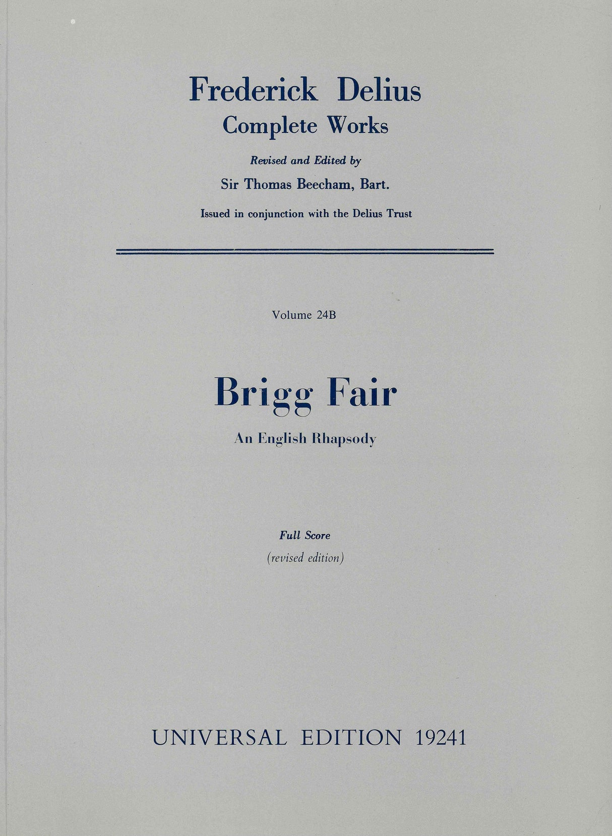 Delius: Brigg Fair