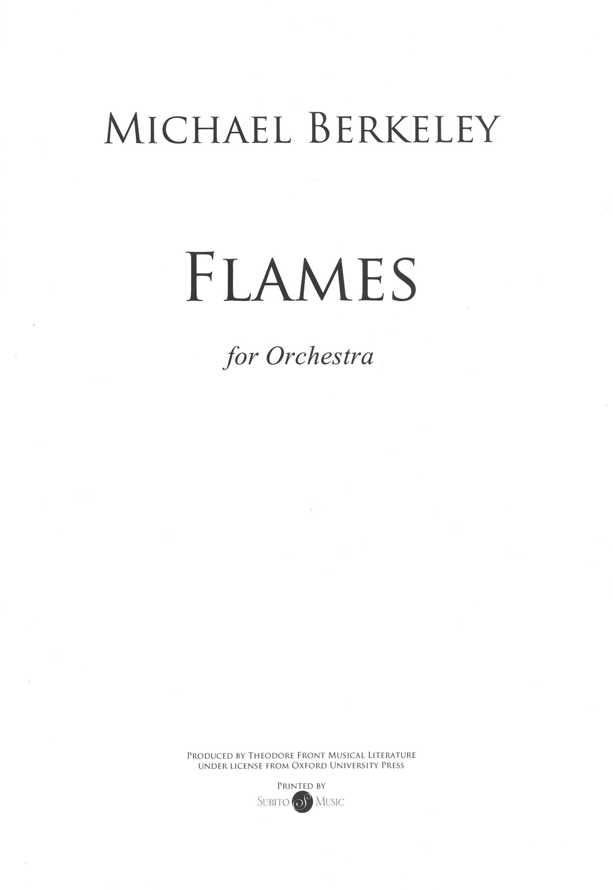 M. Berkeley: Flames