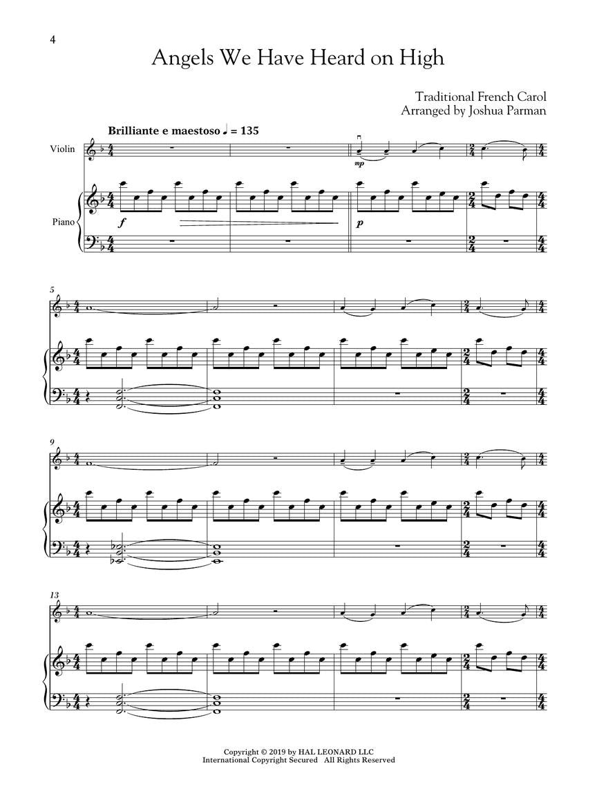 Favorite Christmas Carols for Classical Players - Violin