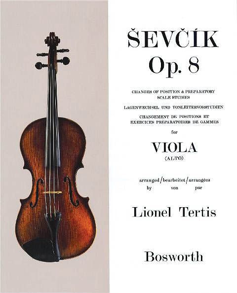 Ševčík: Changes of Position and Preparatory Scale Studies, Op. 8 (arr. for viola)
