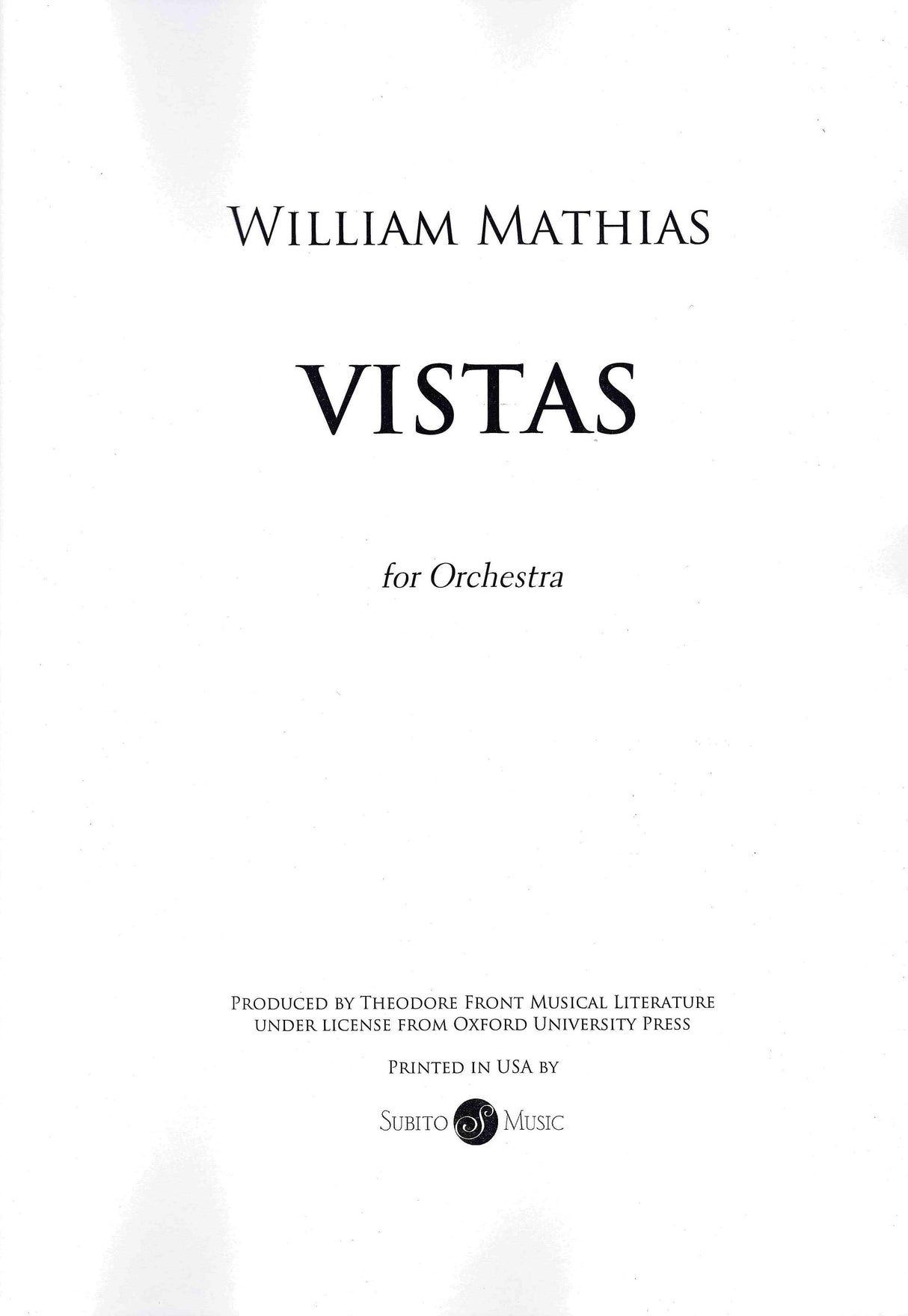 Mathias: Vistas