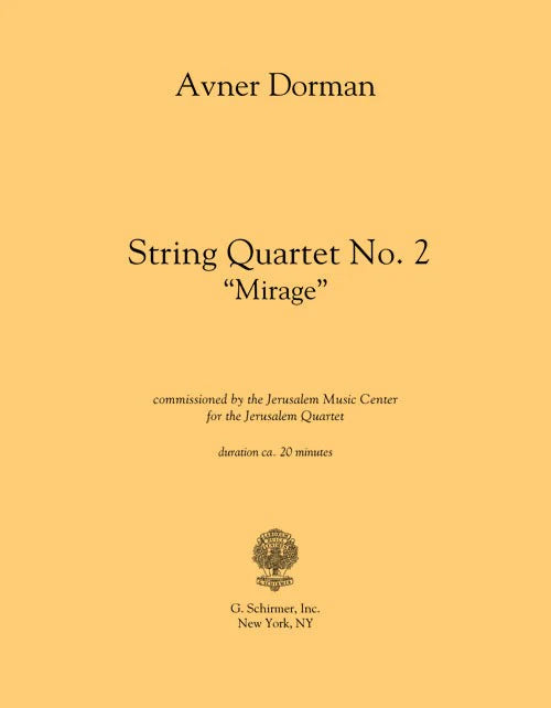 Dorman: String Quartet No. 2