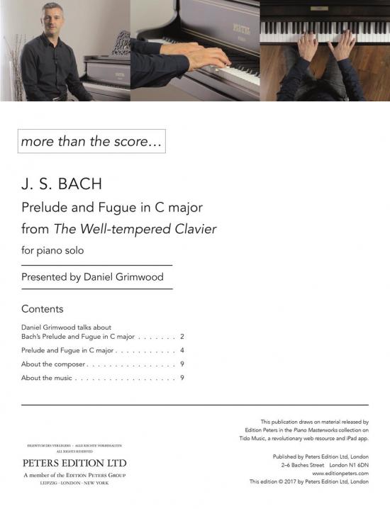 Bach: Prelude and Fugue in C Major, BWV 846