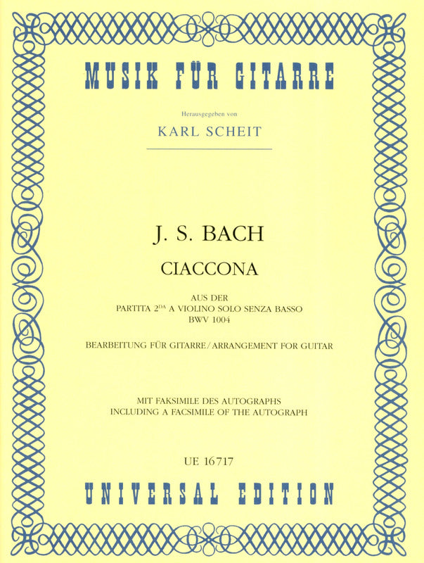 Bach: Chaconne, BWV 1004 (arr. for guitar)
