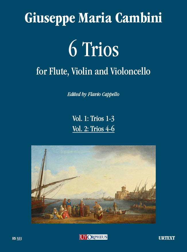 Cambini: 6 Trios for Flute, Violin and Cello - Volume 2 (Nos. 4-6)