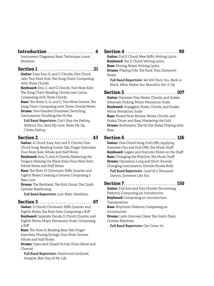 Modern Band Method – Book 1, Teacher Edition