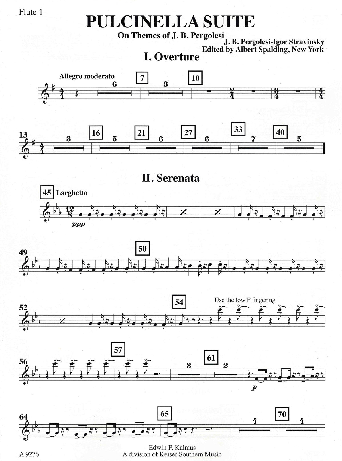 Stravinsky: Suite from Pulcinella