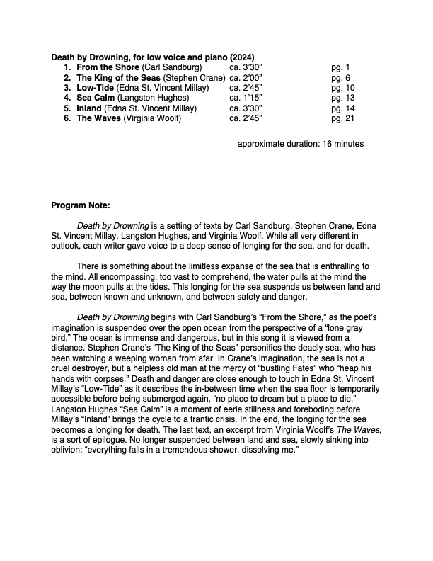 Ippolito: Death by Drowning