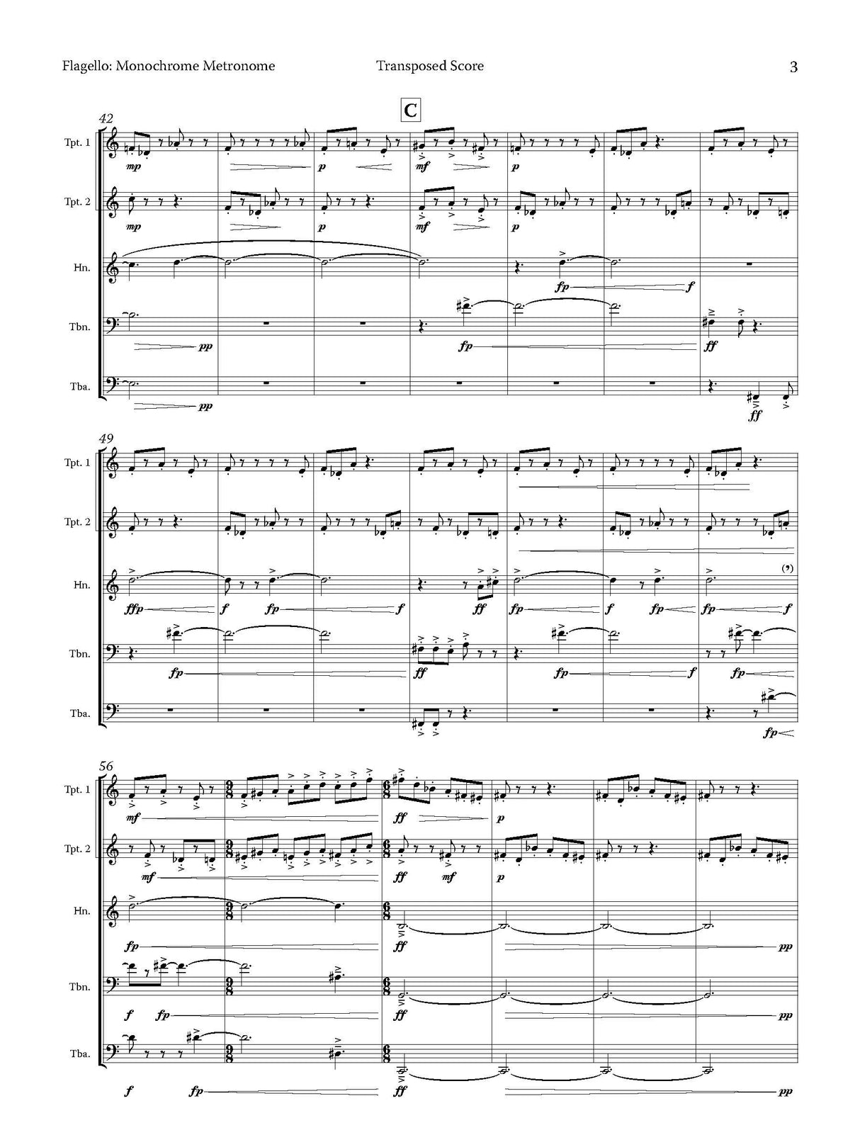 Flagello: Monochrome Metronome