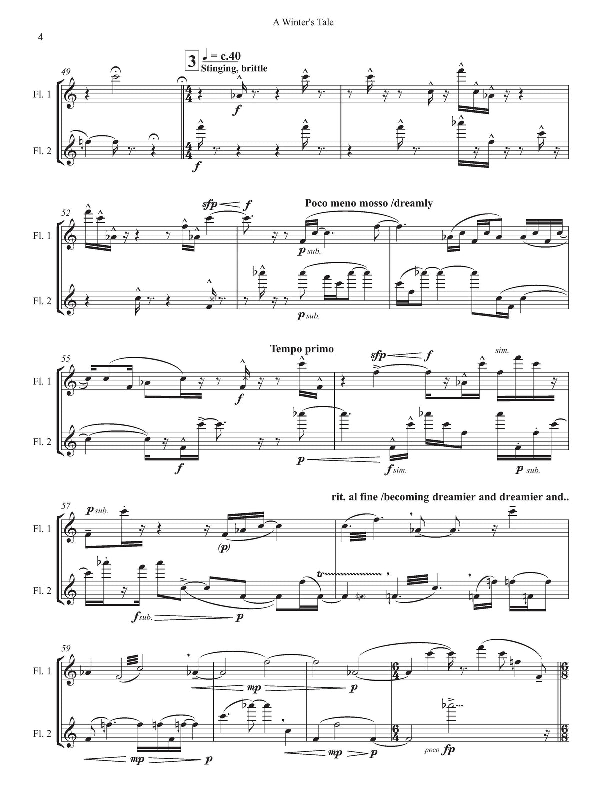 Sollberger: A Winter's Tale