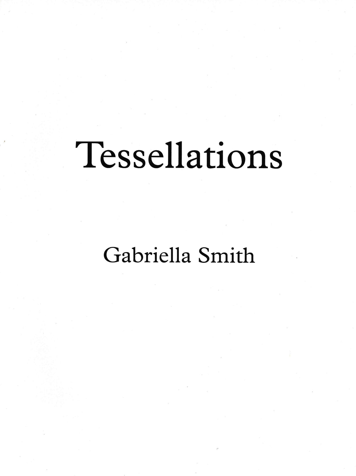 G. Smith: Tessellations