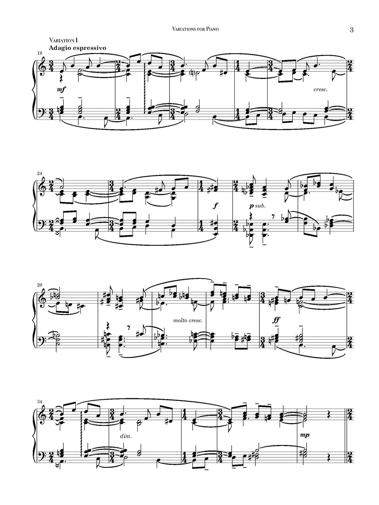 Brooks: Variations