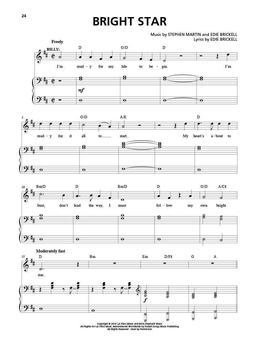 Bright Star - Vocal Selections