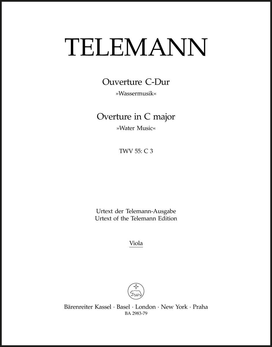 Telemann: Overture in C Major, TWV 55:C3