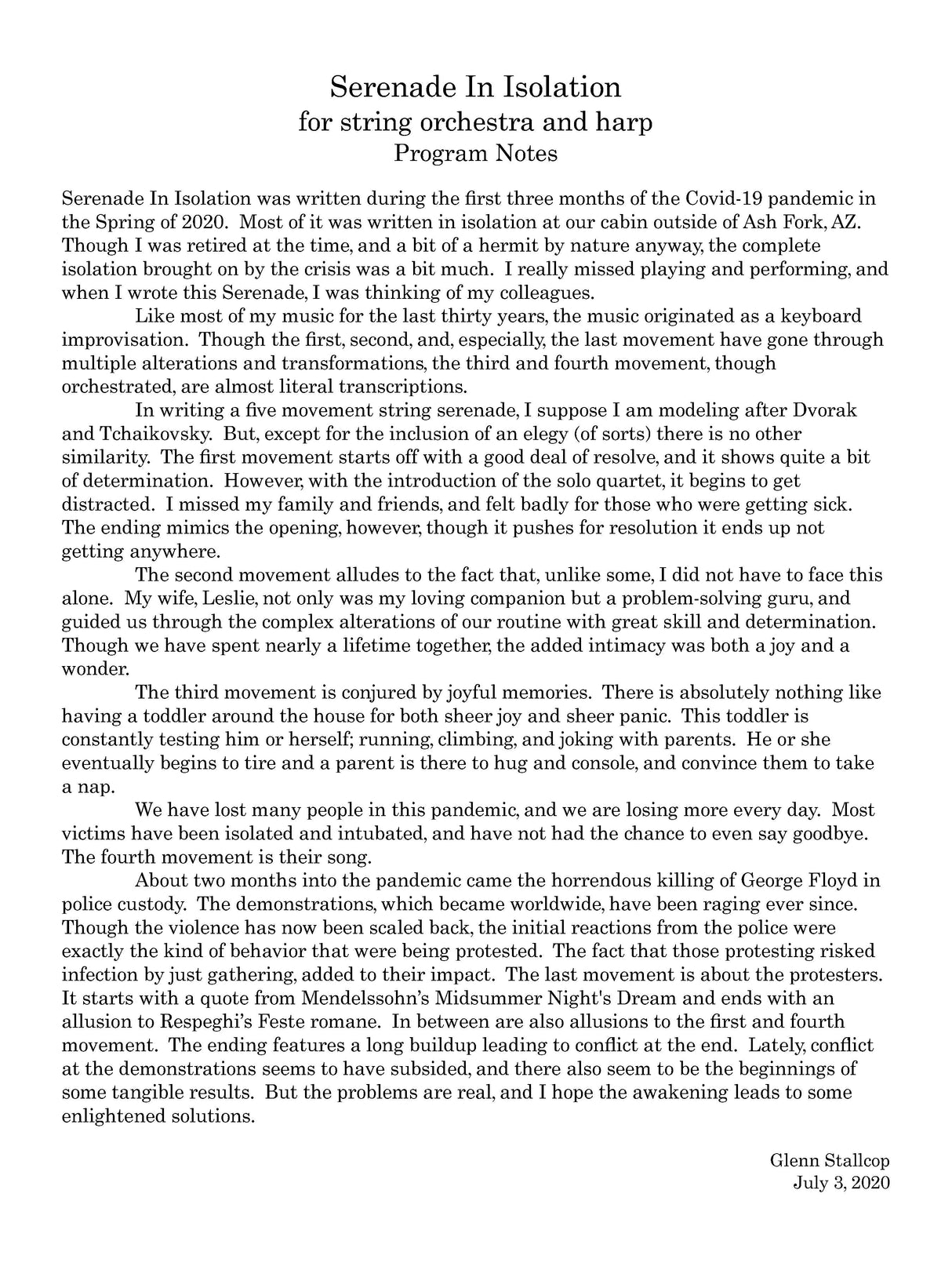 Stallcop: Serenade in Isolation