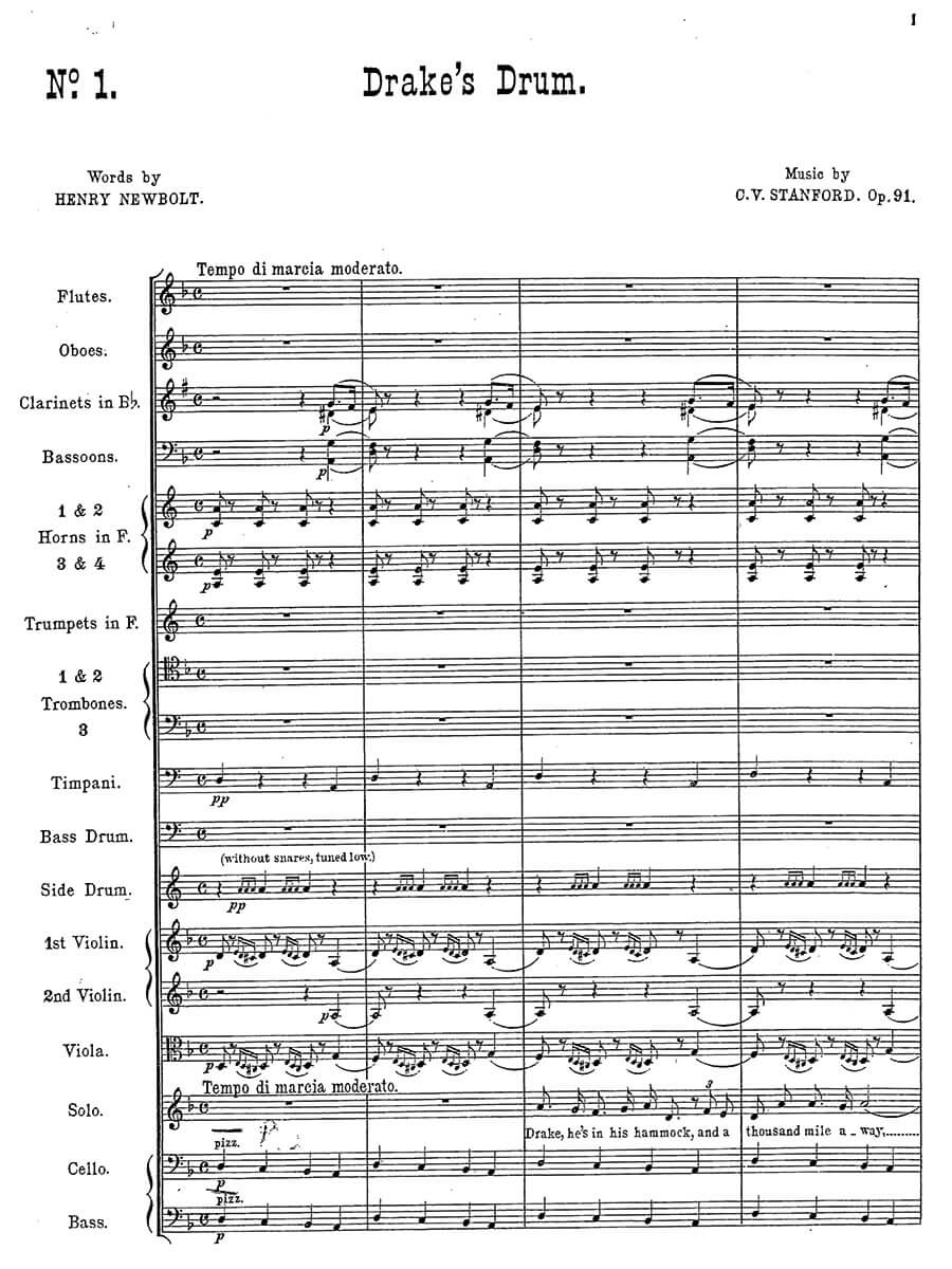 Stanford: Songs of the Sea, Op. 91