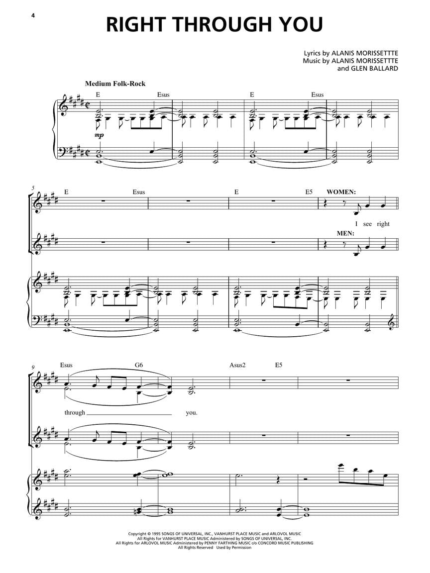 Jagged Little Pill - Vocal Selections