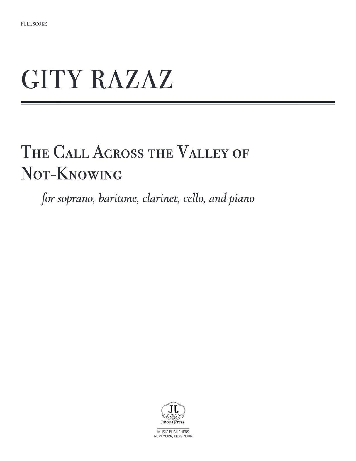 Razaz: The Call Across the Valley of Not-Knowing