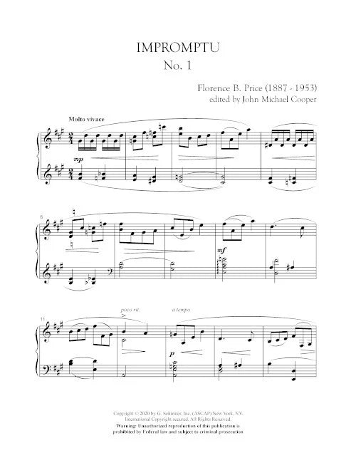 Price: Impromptu No. 1