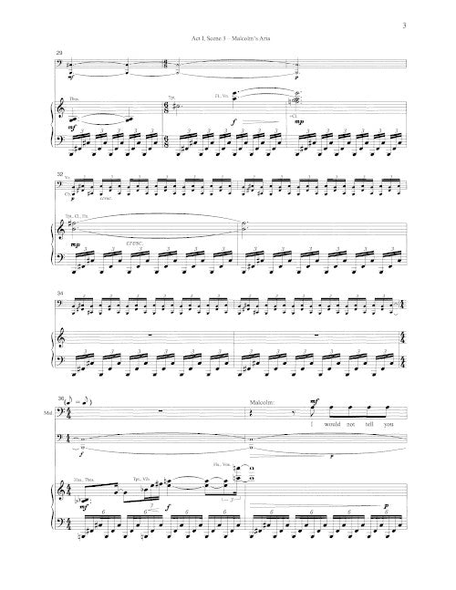 Davis: Malcolm's Prison Aria from X