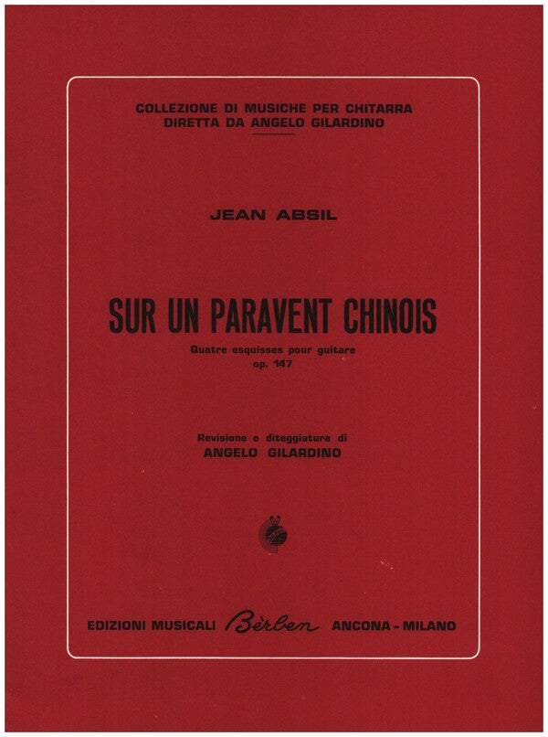 Absil: Sur un Paravent Chinois, Op. 147