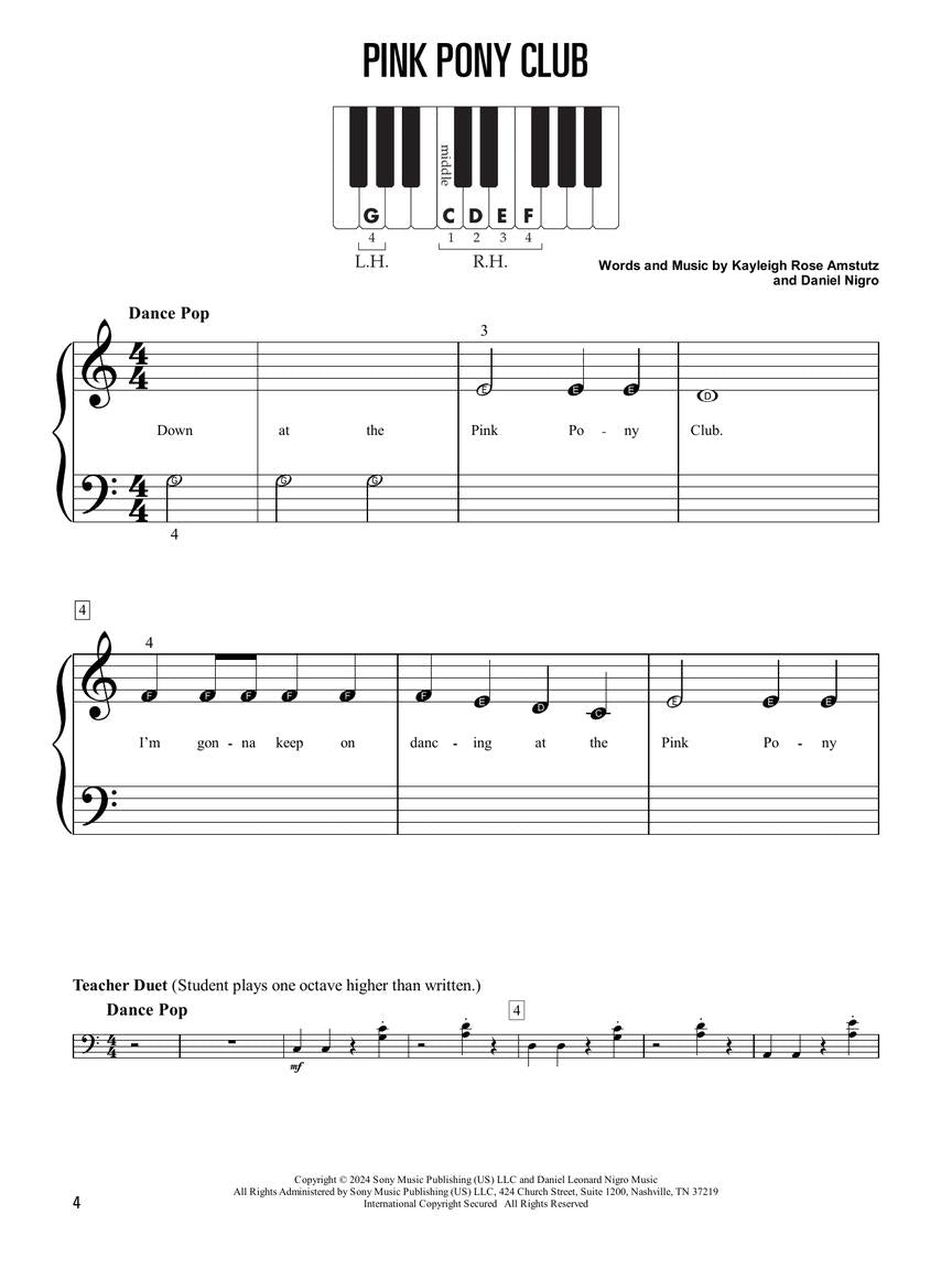 Piano for Teens Songbook