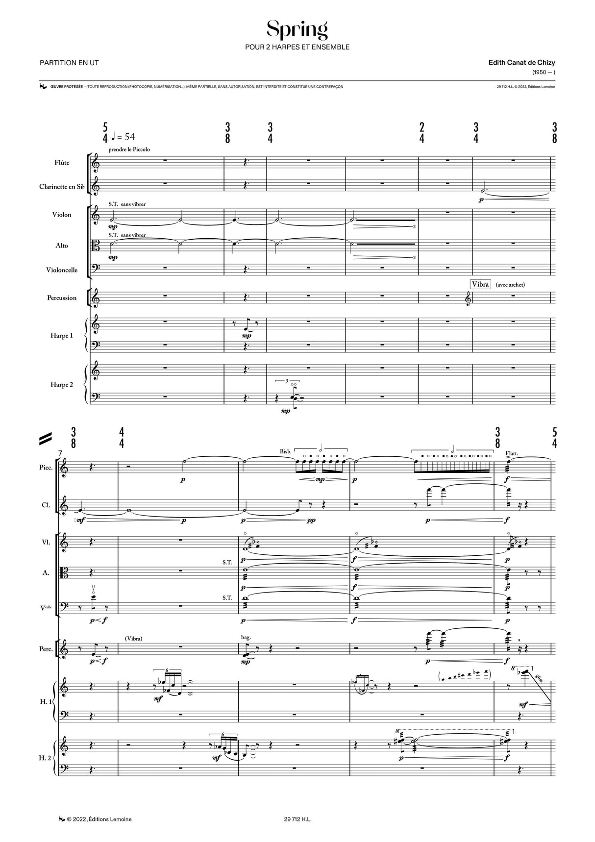 Canat de Chizy: Spring