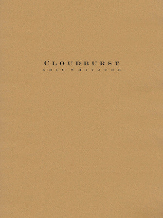 Whitacre: Cloudburst