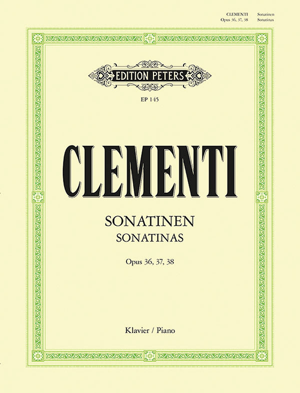 Clementi: Sonatinas, Opp. 36, 37a & 38a