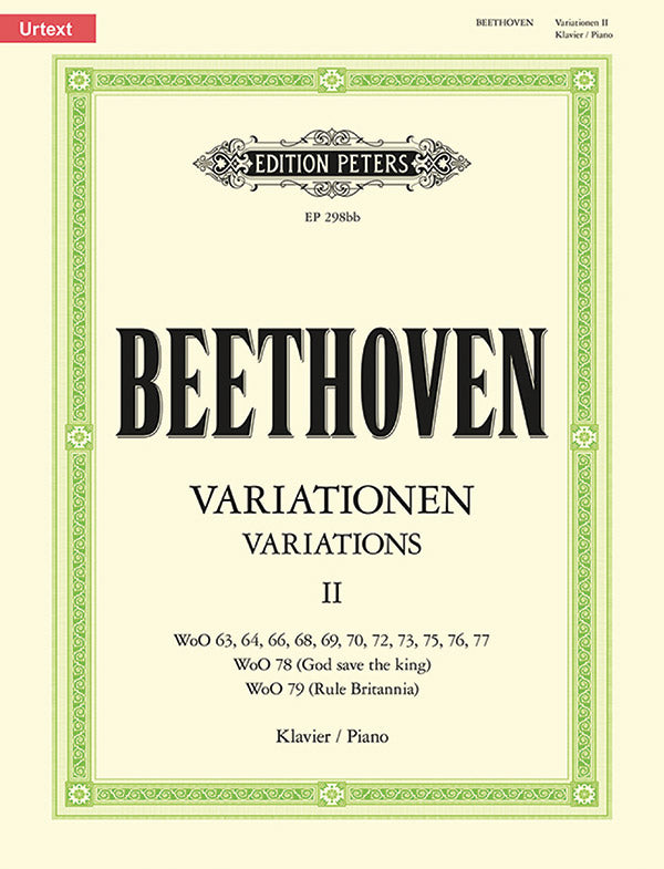 Beethoven: Complete Variations - Volume 2