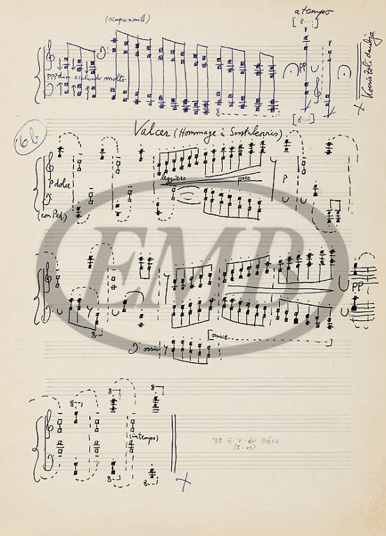Kurtág: Zoli Kocsis's Manuscript Book