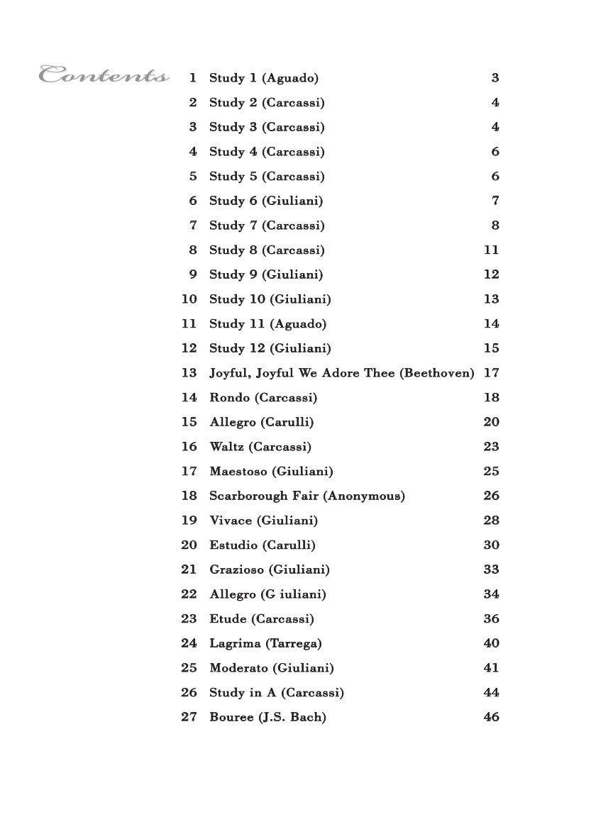 39 Progressive Solos for Classical Guitar - Book 1