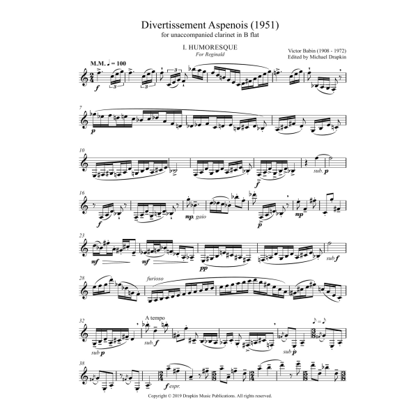 Babin: Divertissement Aspenois