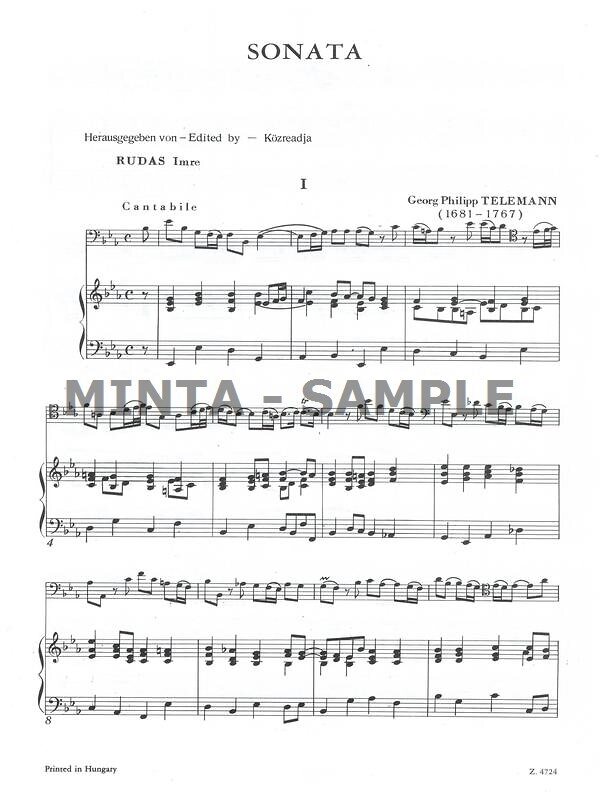 Telemann: Bassoon Sonata in E-flat Major
