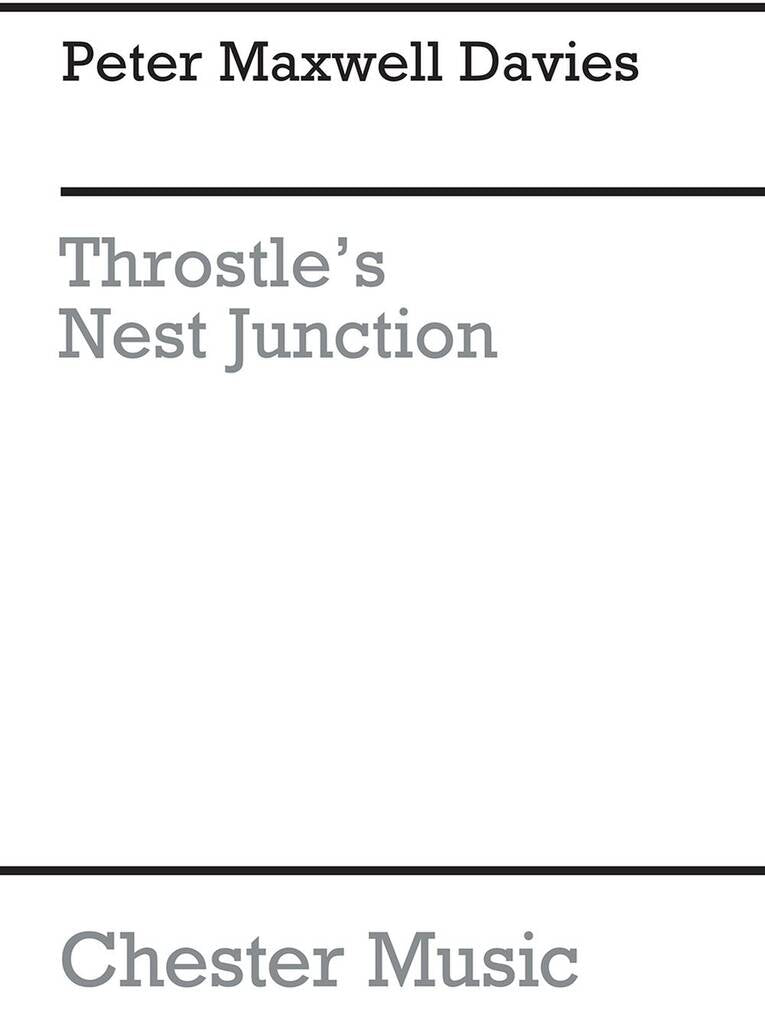 Davies: Throstle's Nest Junction