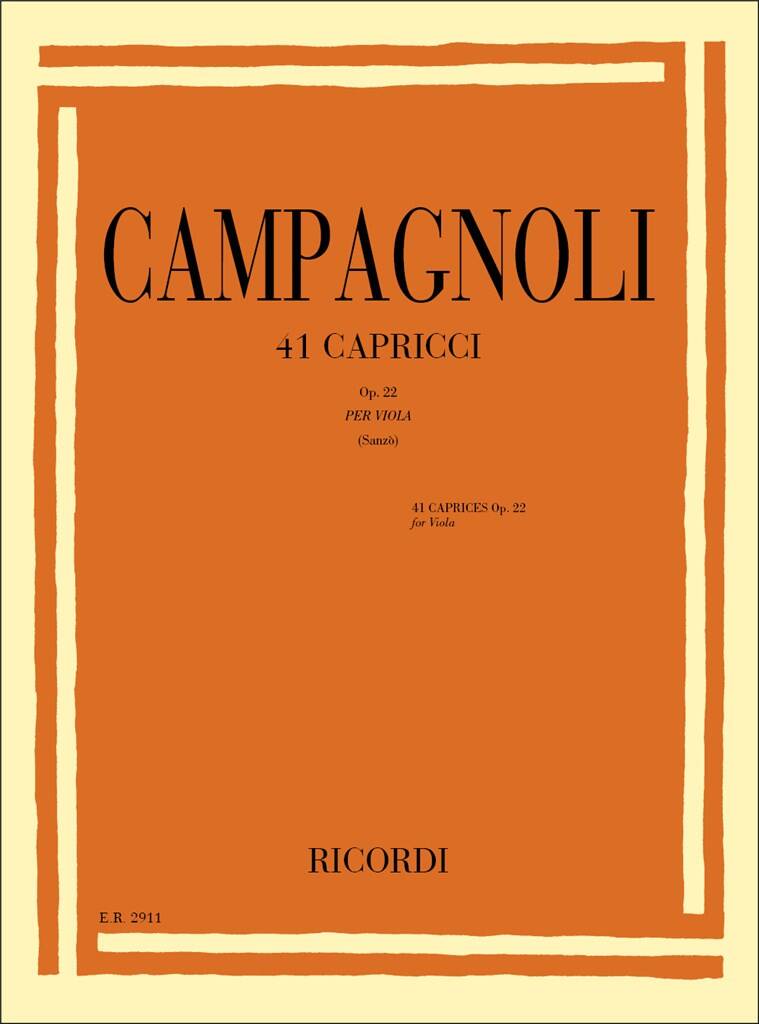 Campagnoli: 41 Caprices, Op. 22