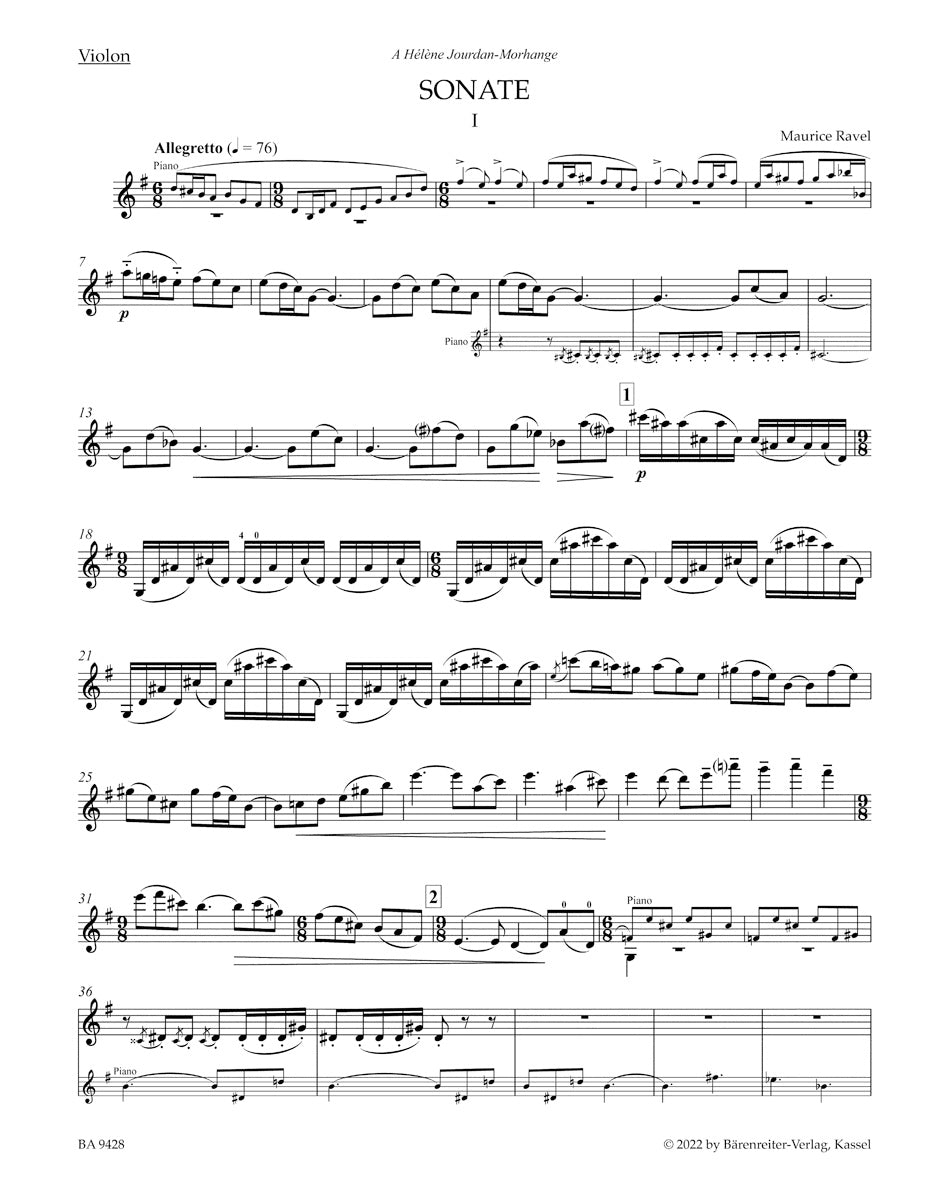 Ravel: Berceuse sur le nom de Fauré, M. 74