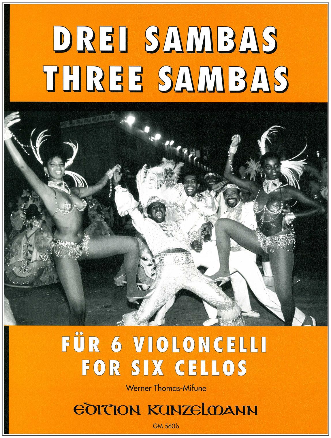 3 Sambas for 6 Cellos