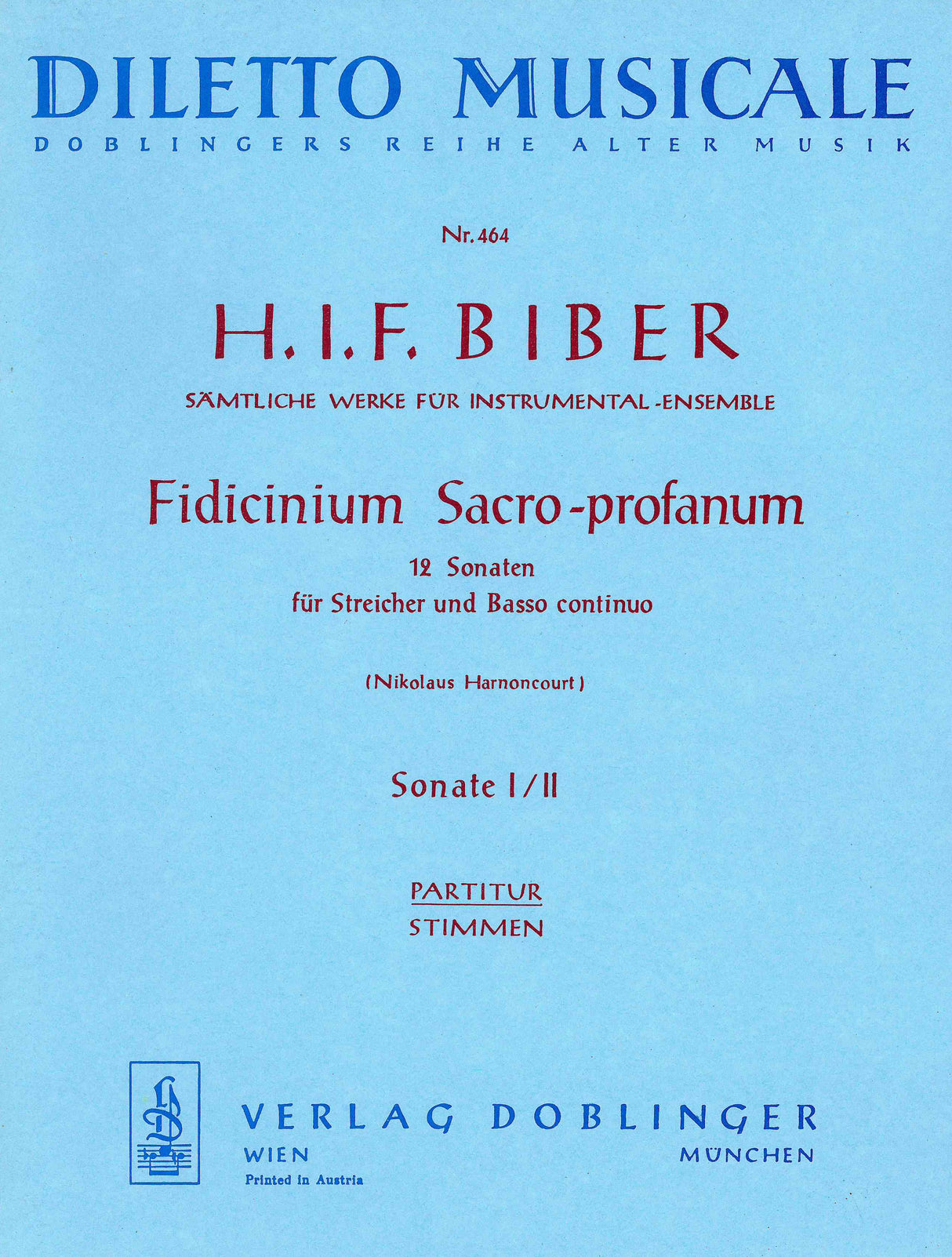 Biber: Sonata I in B Minor & Sonata II F Major from Fidicinium sacro profanum