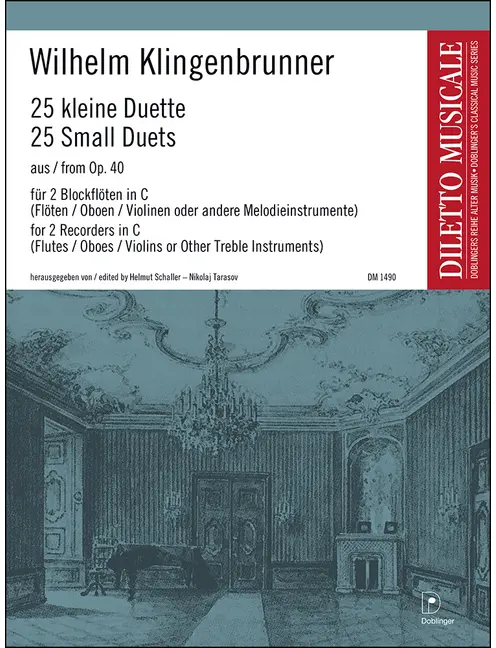 Klingenbrunner: 25 Little Duets from Op. 40