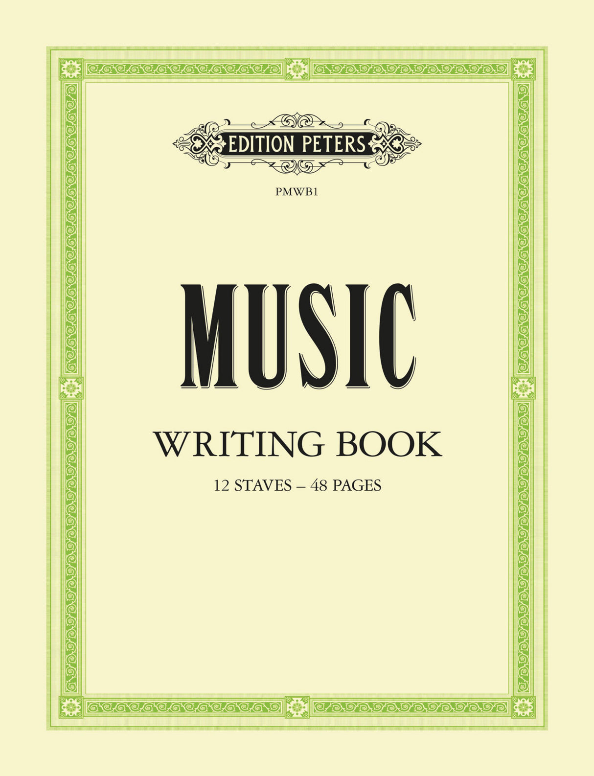 Peters Music Writing Book