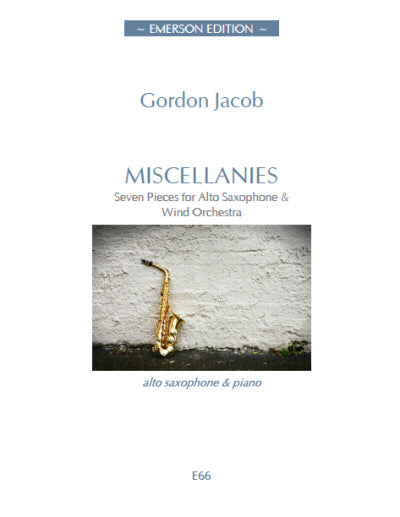 Jacob: Miscellanies