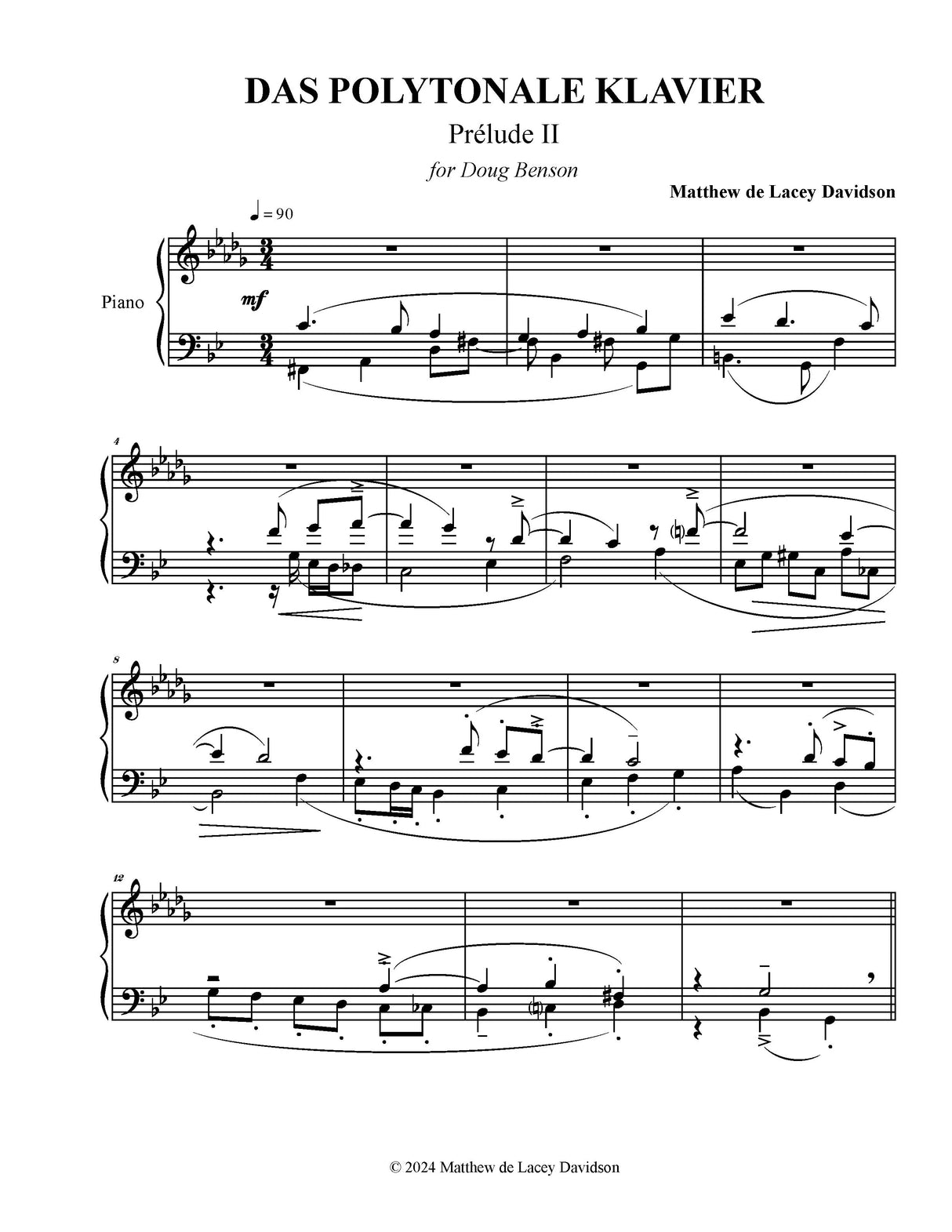 Davidson: Das Polytonale Klavier