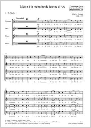 Gounod: Messe à la mémoire de Jeanne d'Arc, CG 74