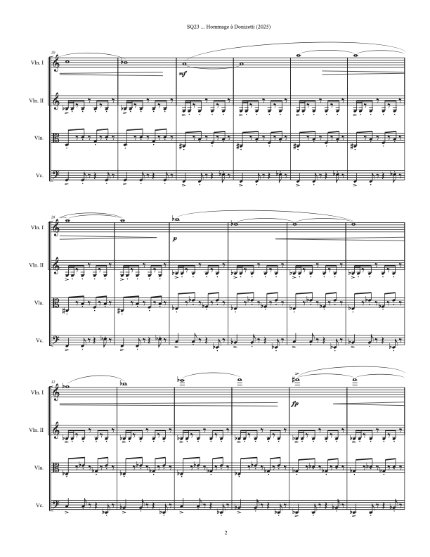 Lee: SQ23 ... Hommage à Donizetti