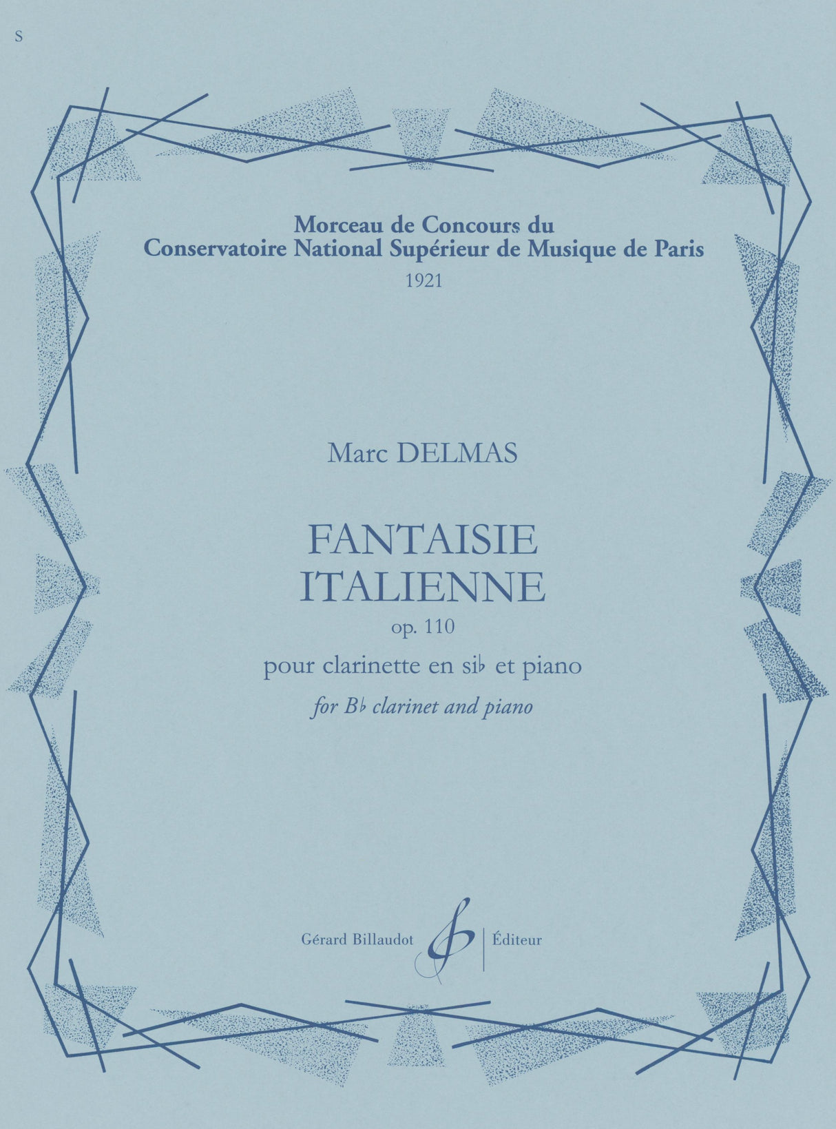 Delmas: Italian Fantasy, Op. 110