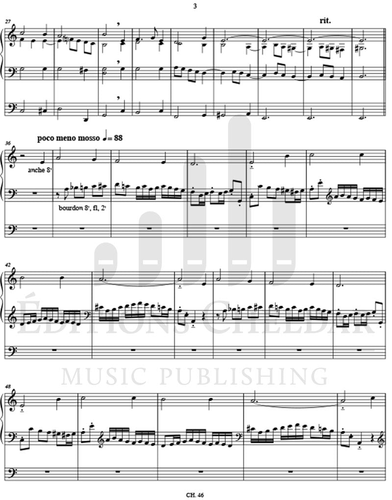 Bédard: Variations sur "Herzlich tut mich verlangen"