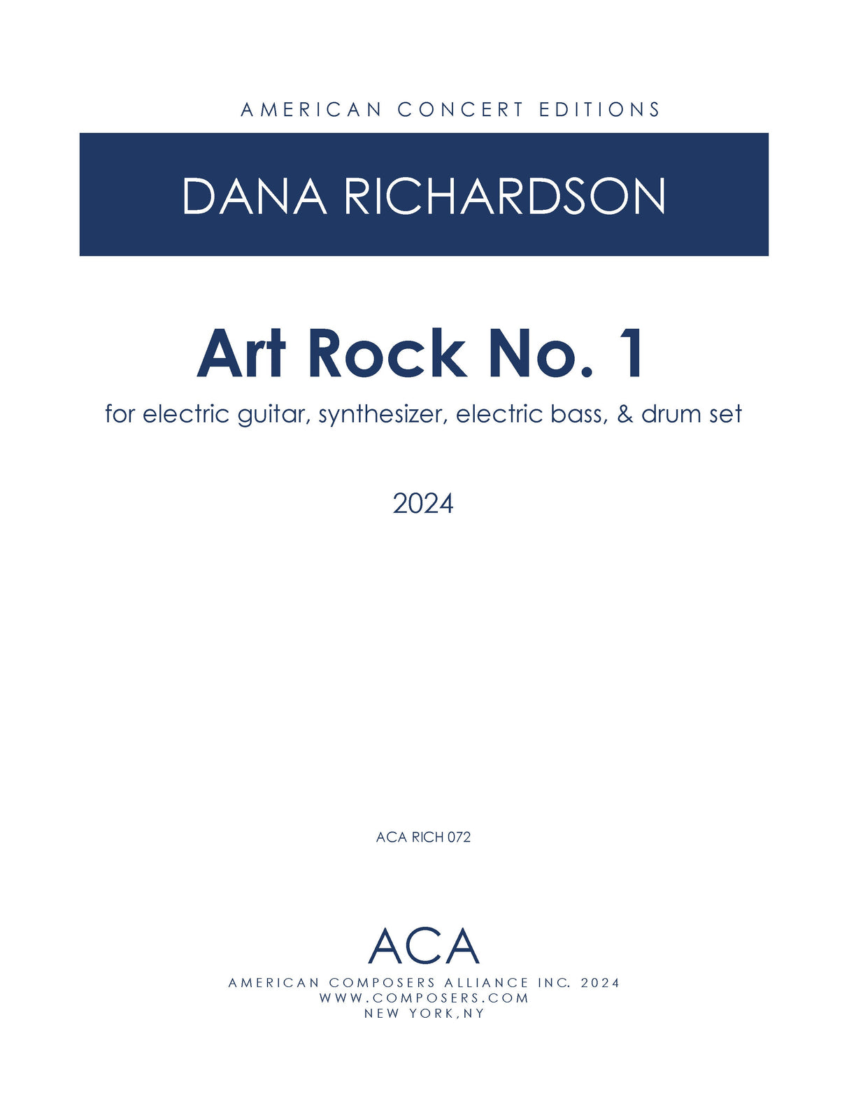 Richardson: Art Rock No. 1