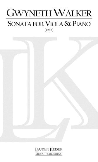 Gw. Walker: Viola Sonata