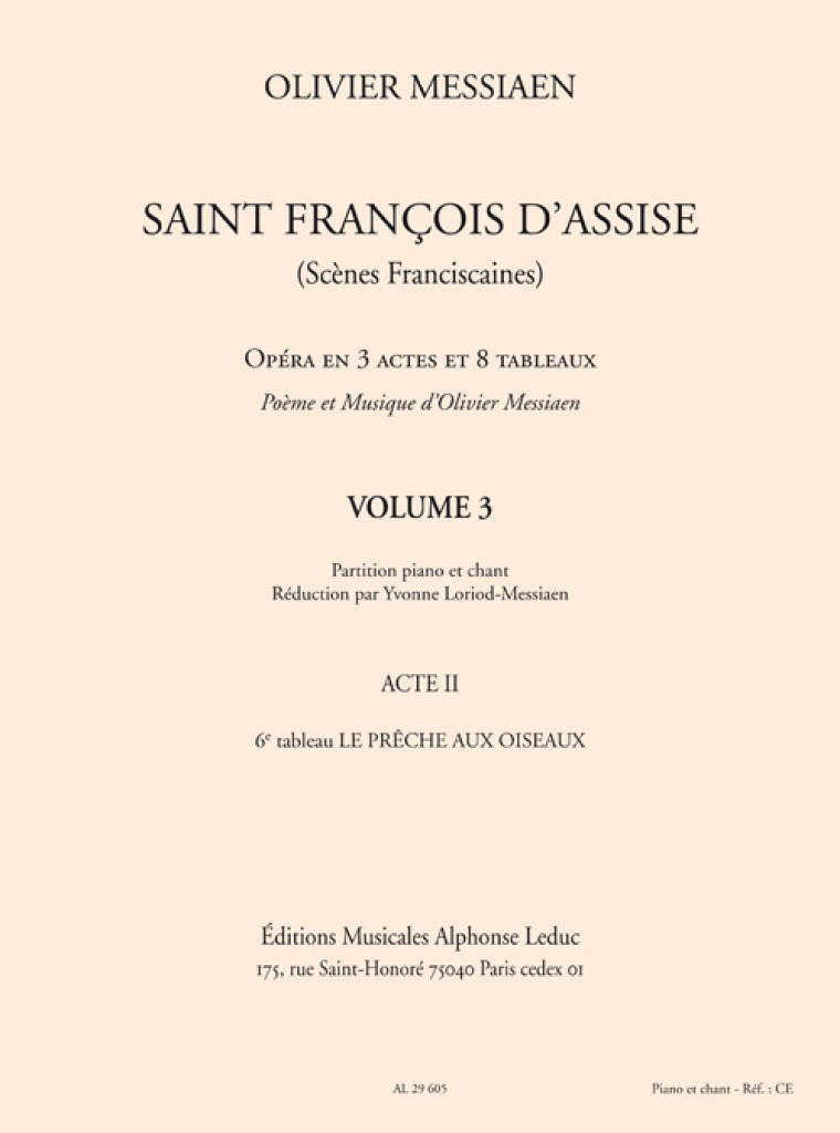 Messiaen: Saint Francois d'Assise